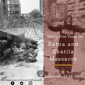 35th Anniversary of the Sabra and Shatila Massacre